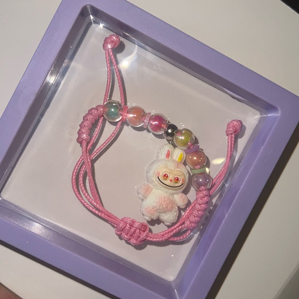 Labubu drawstring bracelet new